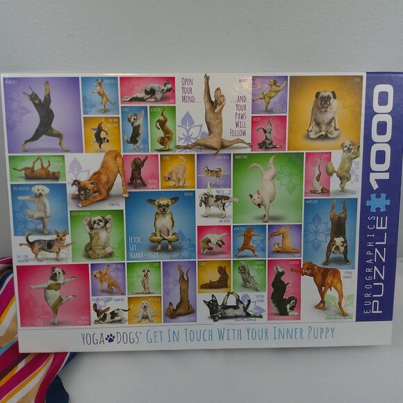 EuroGraphics Yoga Dogs 1000-Piece Jigsaw Puzzle - Picture 3 of 10